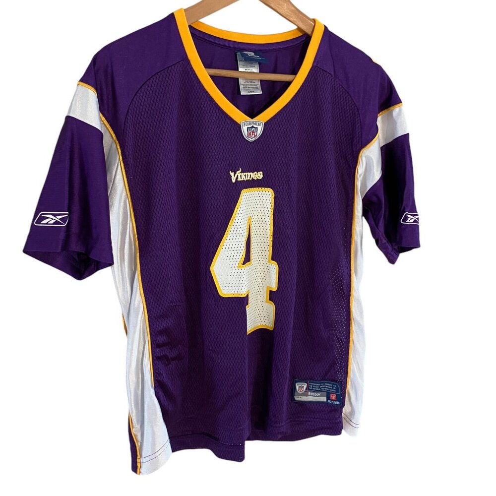 Reebok NFL Minnesota Vikings Brett Favre Jersey Womens size Large NWOT